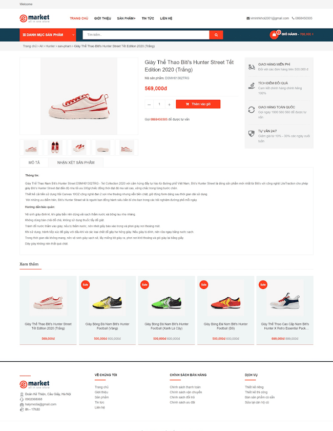 Template blogspot bán hàng Emarket Template blogspot bán hàng Emarket